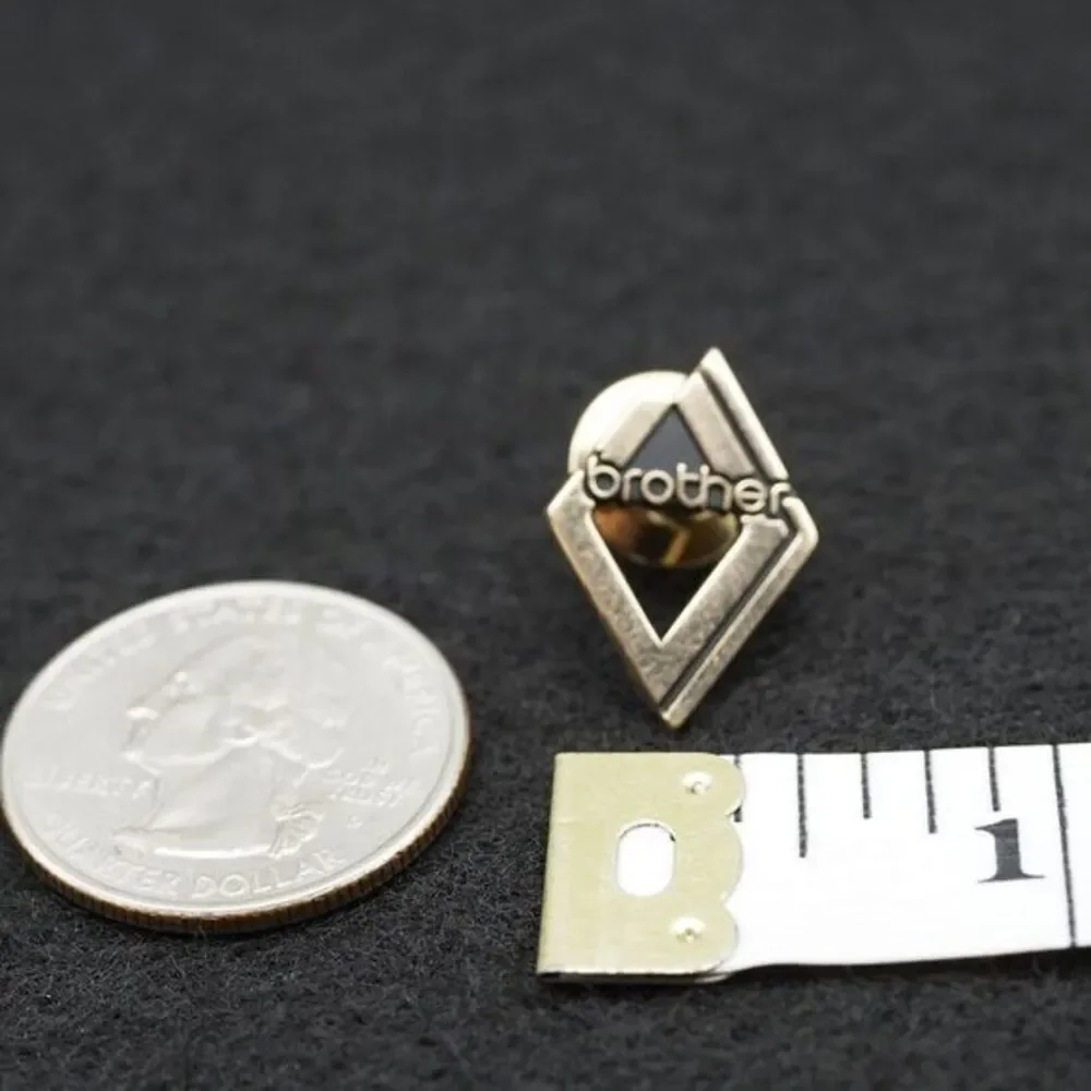 OC Tanner 10k Gold Brother Pin Tie Tack VTG